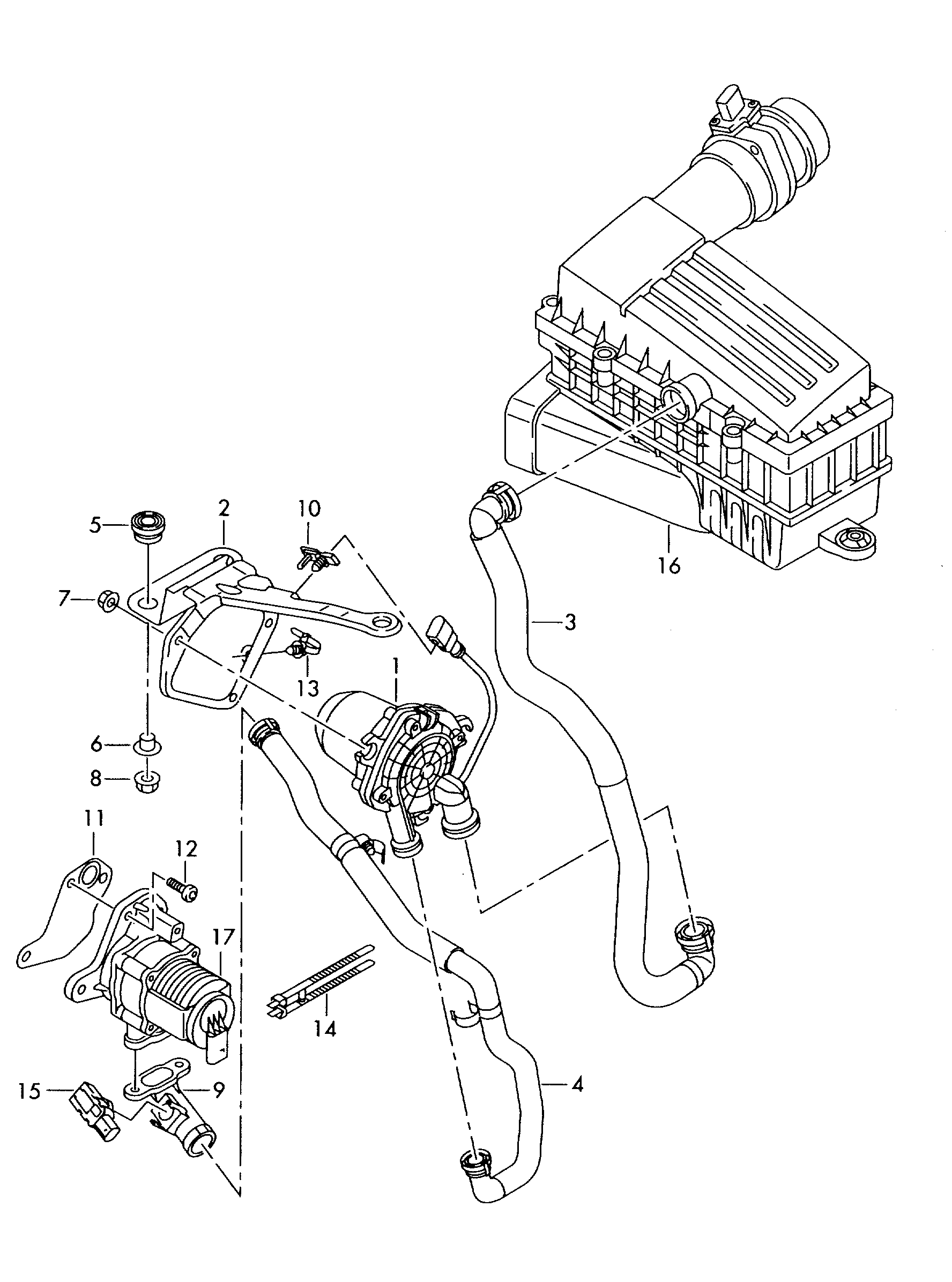 Secondary air pump 2.0 Ltr. - CC - cc