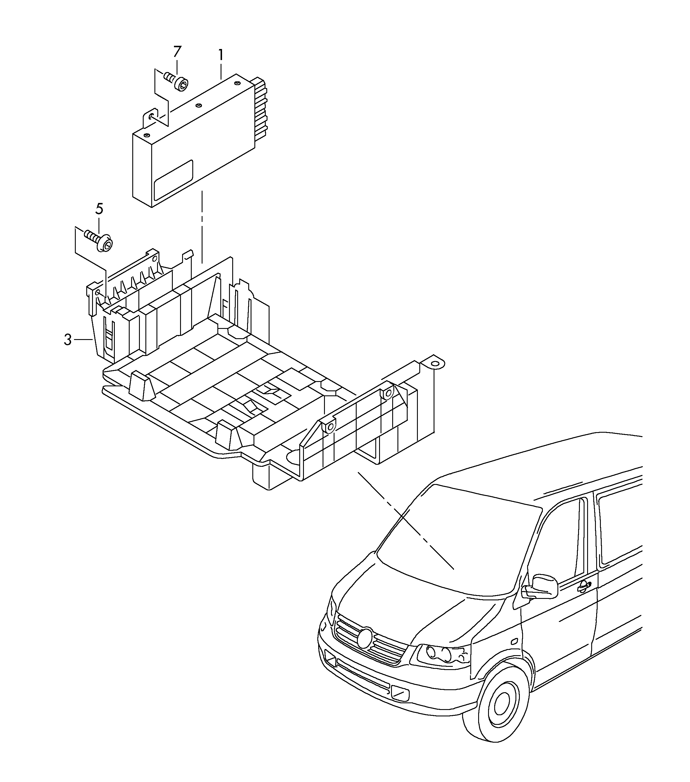 Electric parts for<br>TV reception  - Transporter - tr