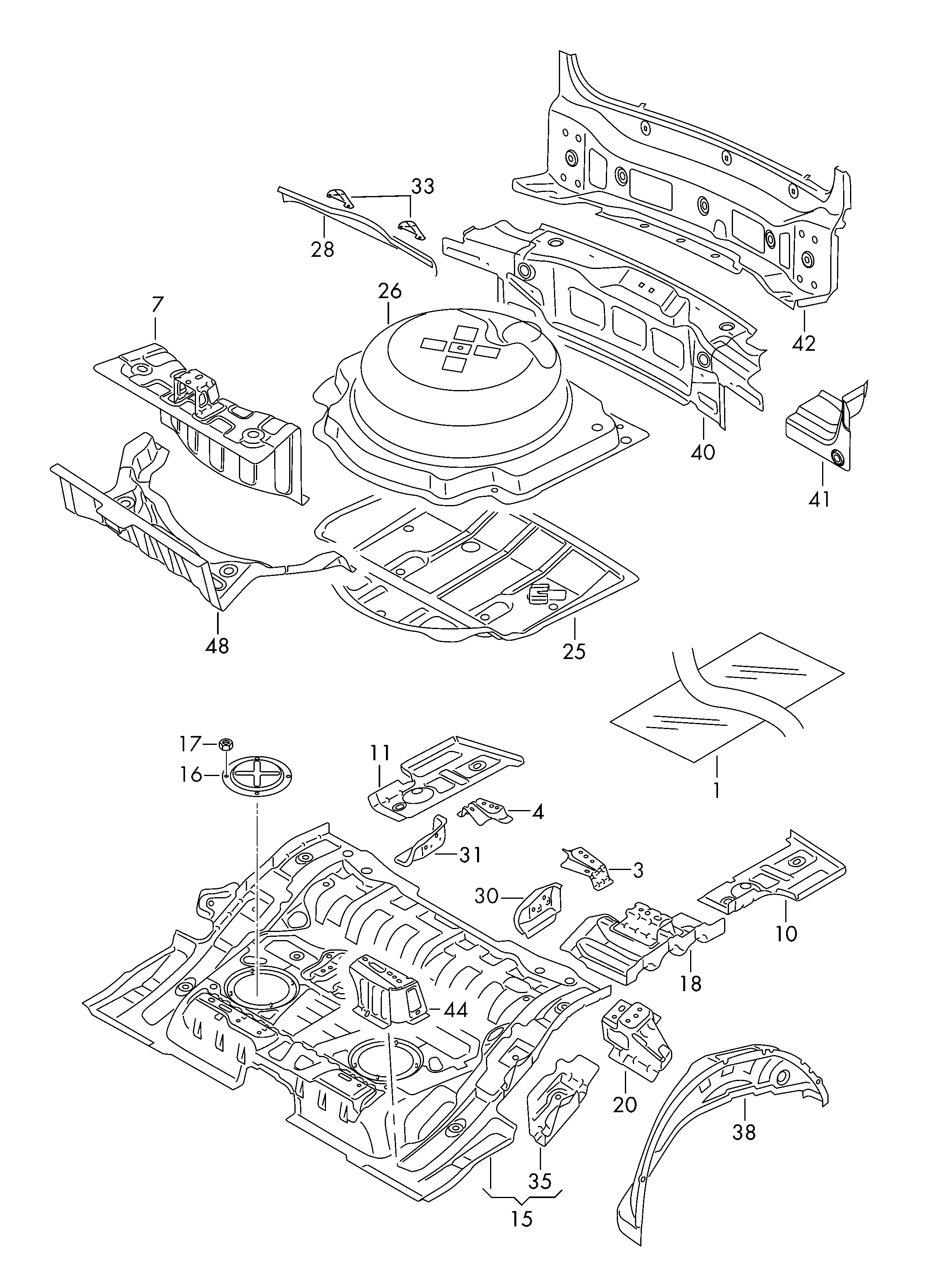 cadre-plancherTole de cloture arar - Touareg - toua
