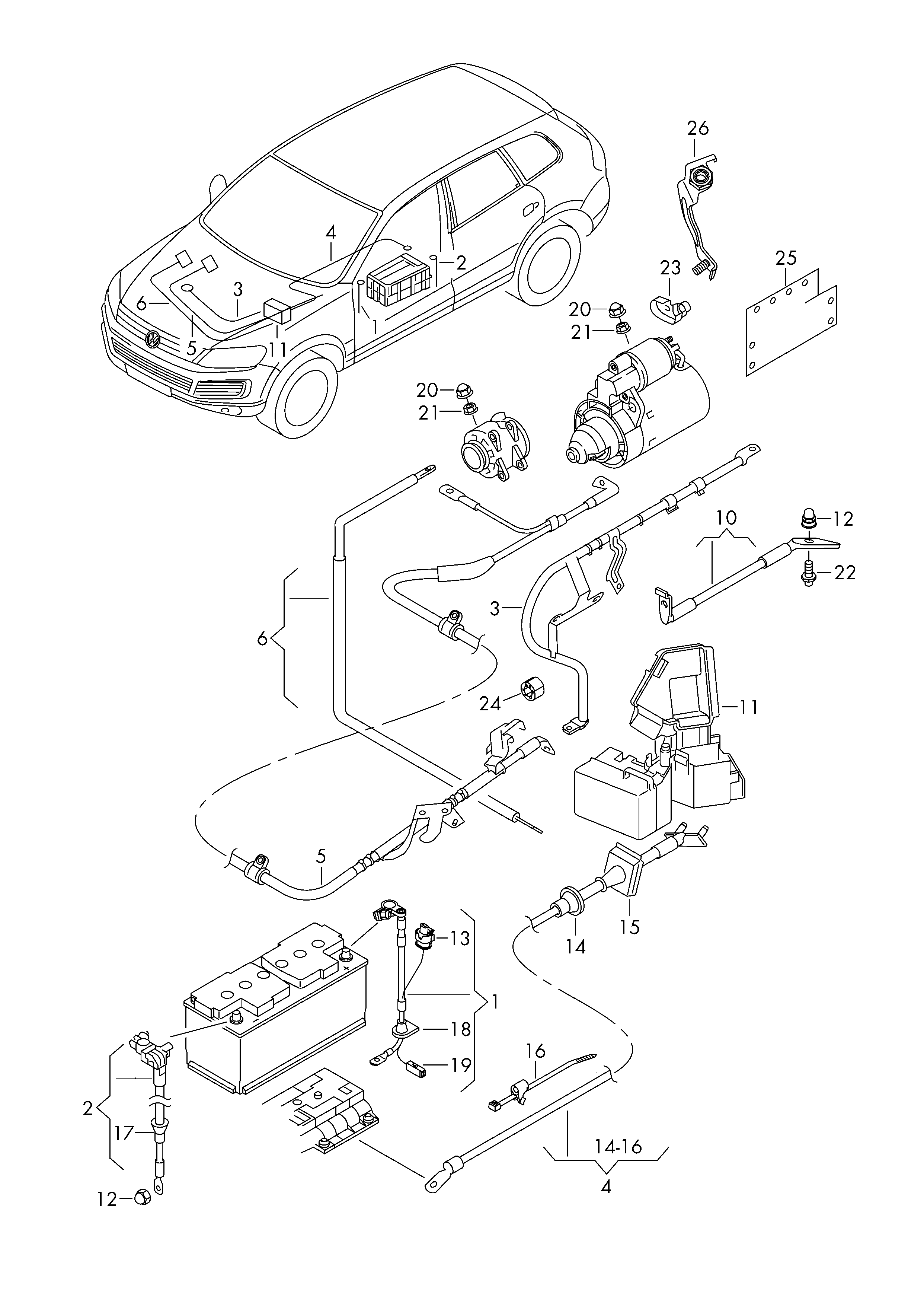 Individual parts  - Touareg - toua