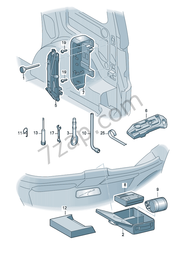 Jacktools Caddy (CA) 2015 year volkswagen EUROPA 12000 