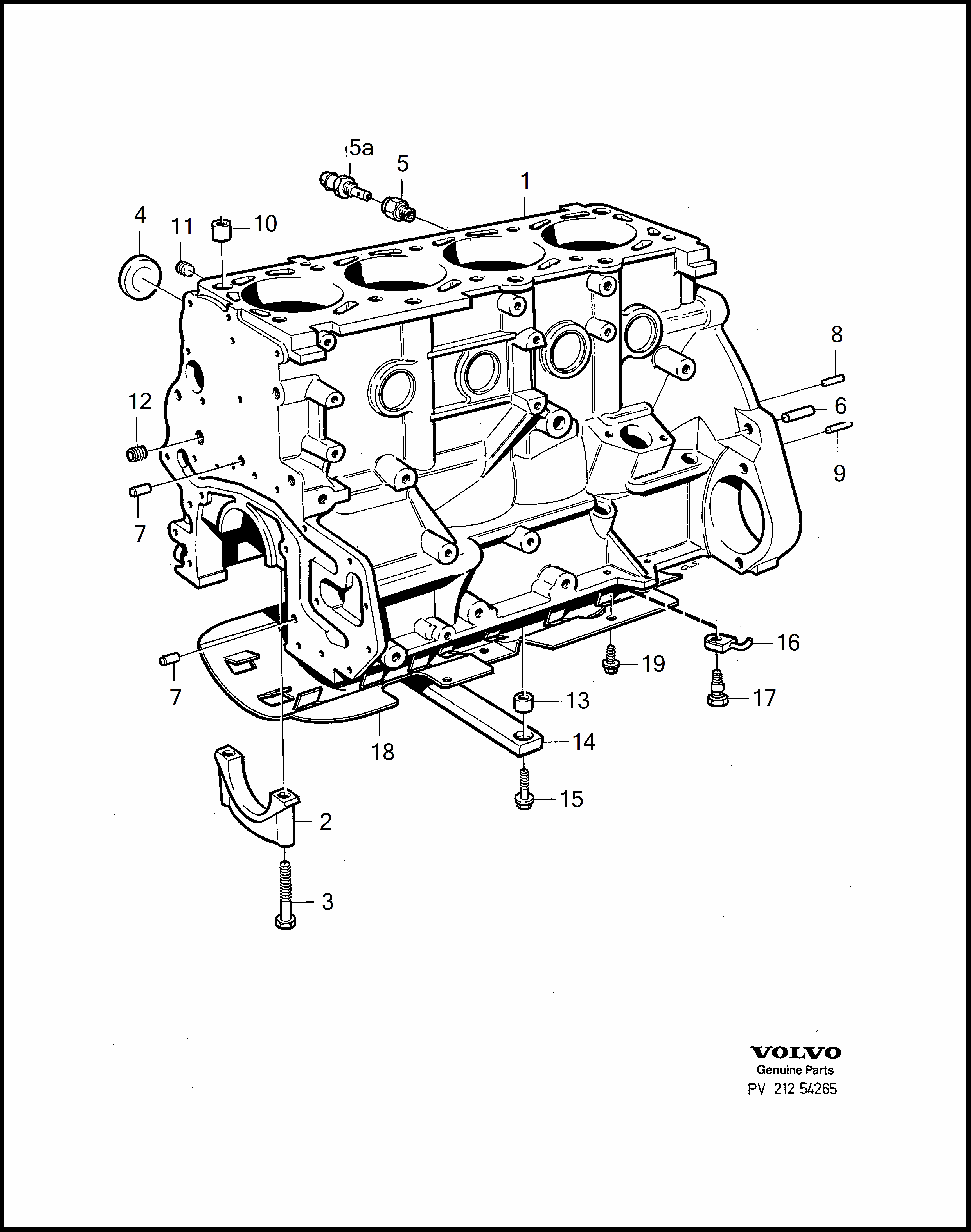 engine block for Volvo 960 960