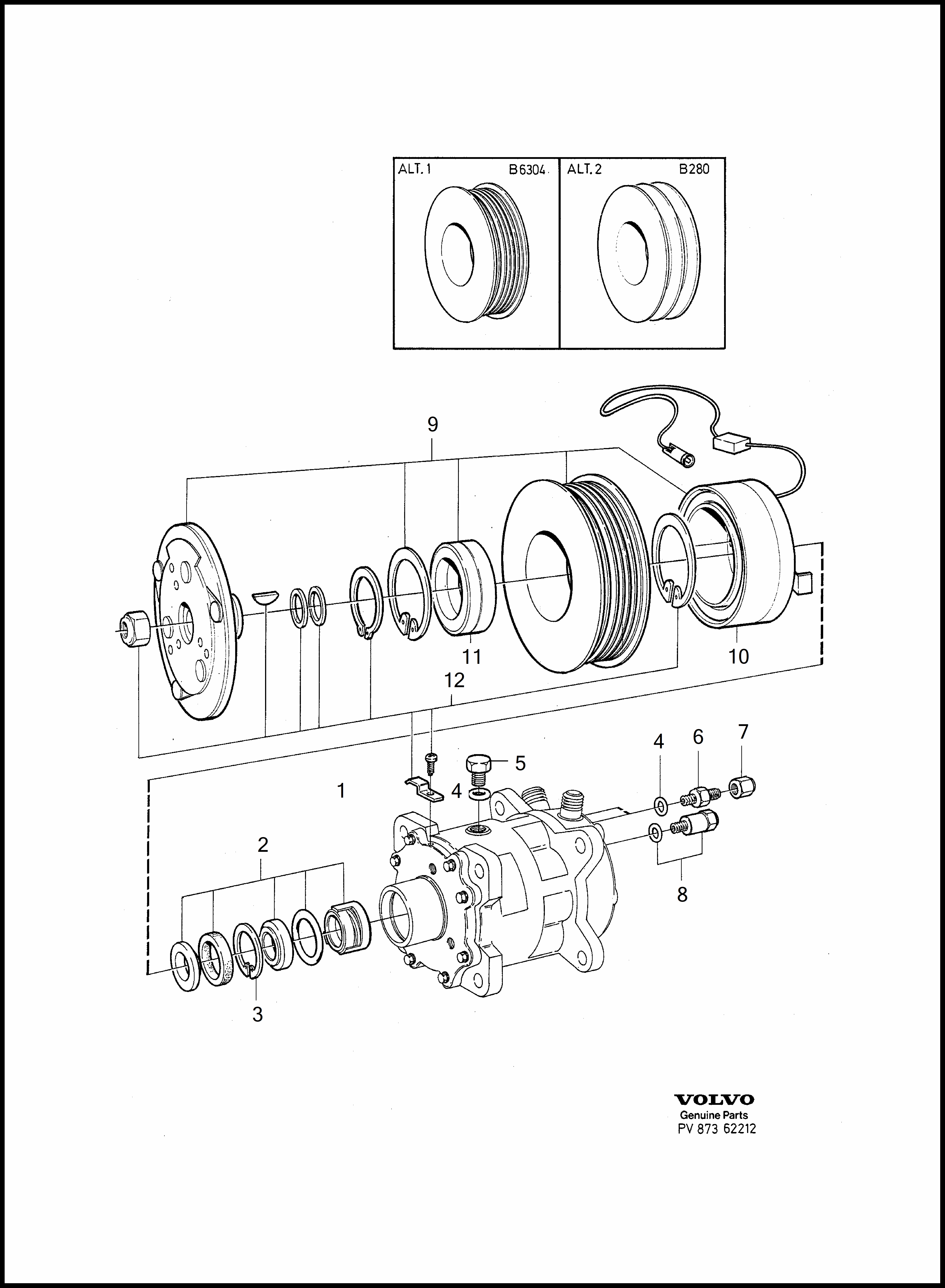 Compressor dla Volvo 960 960