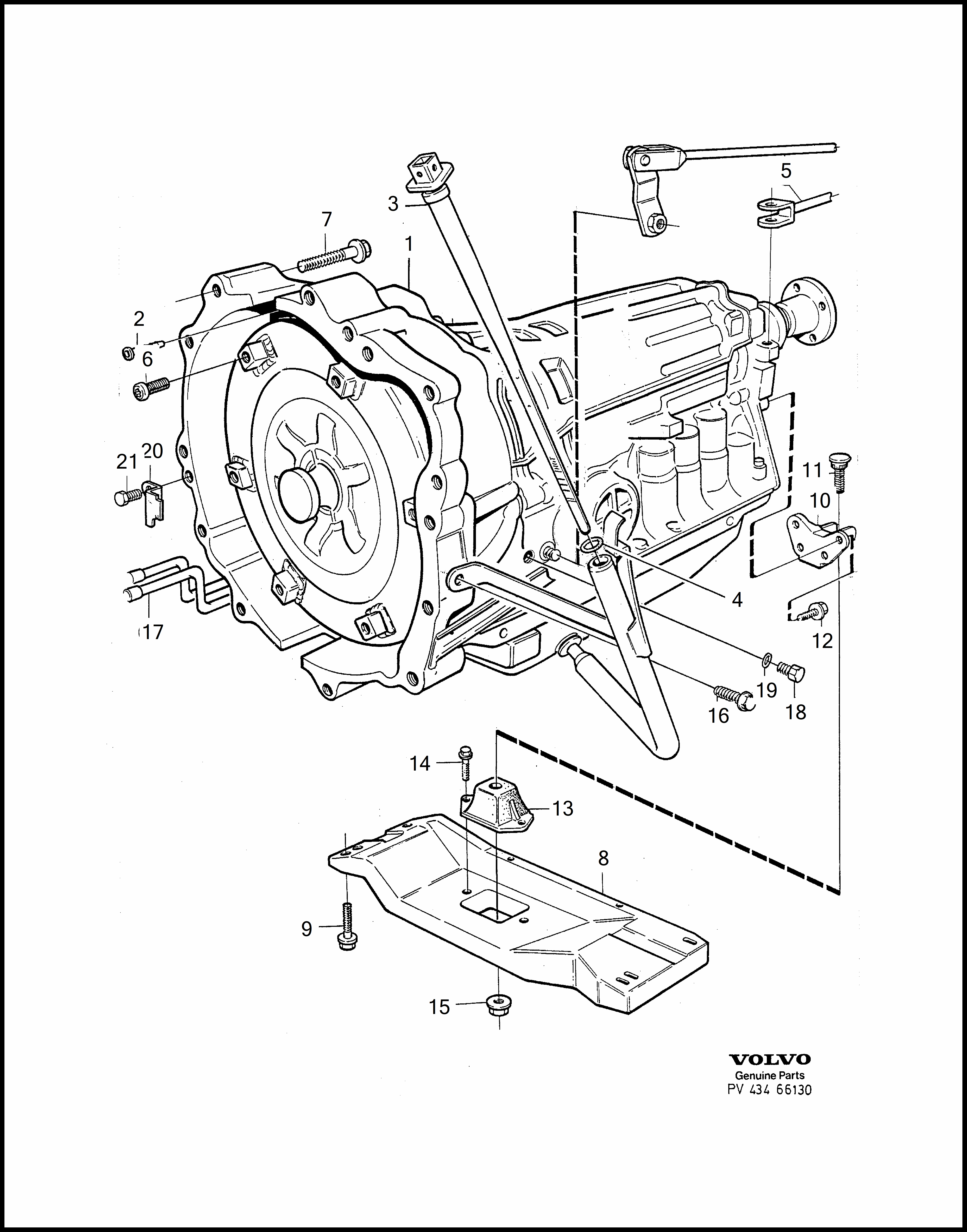 gearbox, automatic dla Volvo 960 960