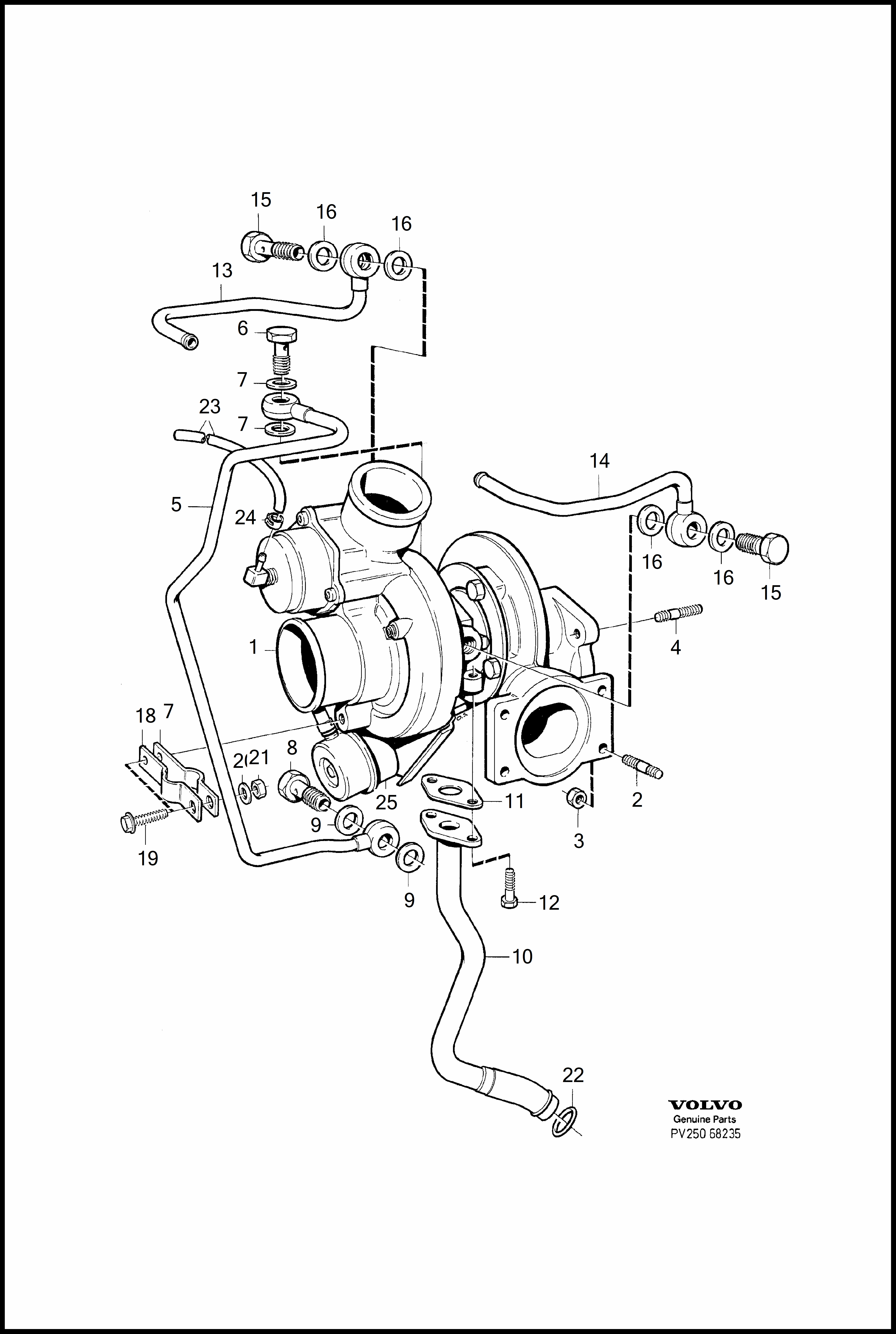 turbocharger dla Volvo 960 960