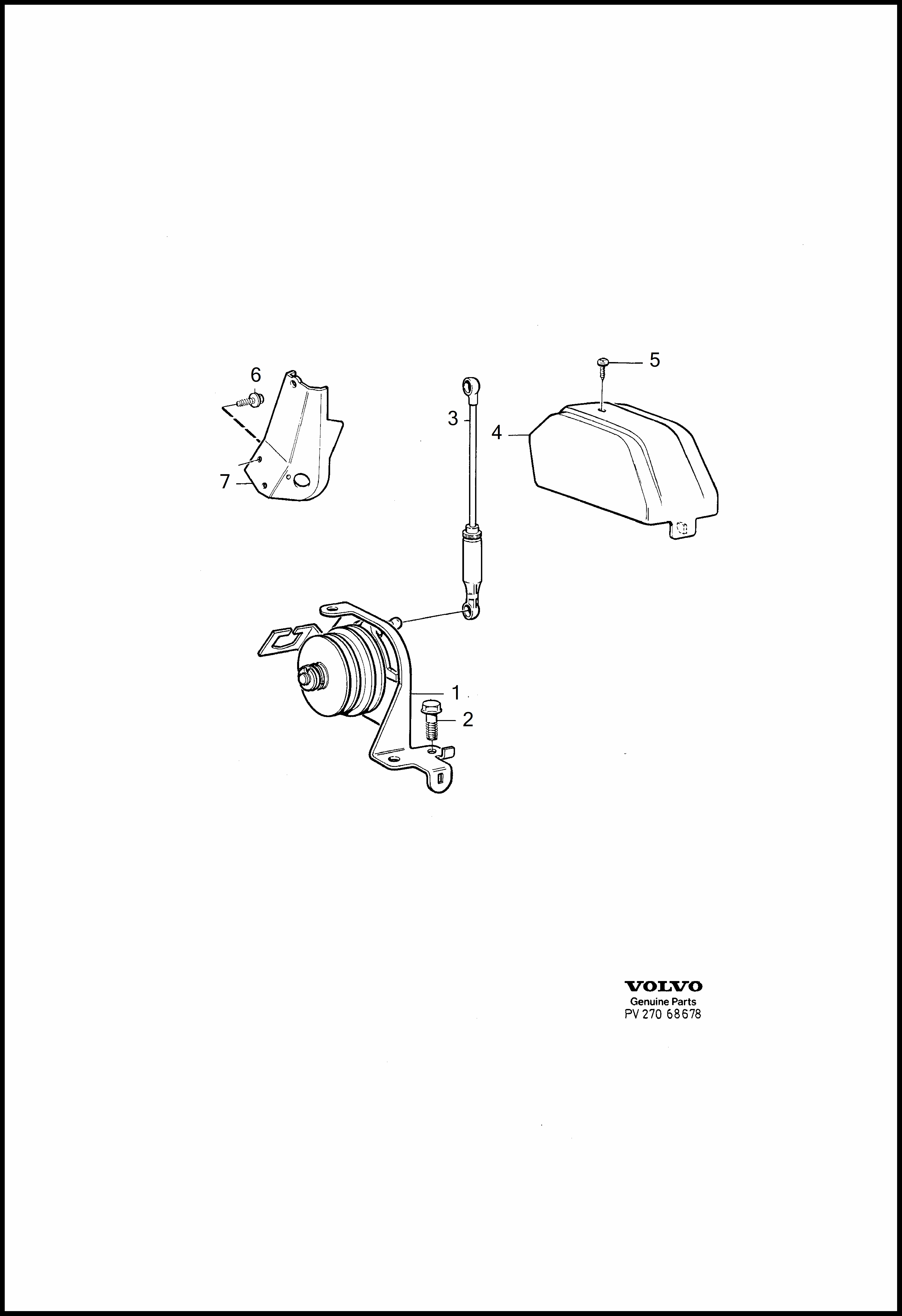 control pulley with fittings pre Volvo 960 960