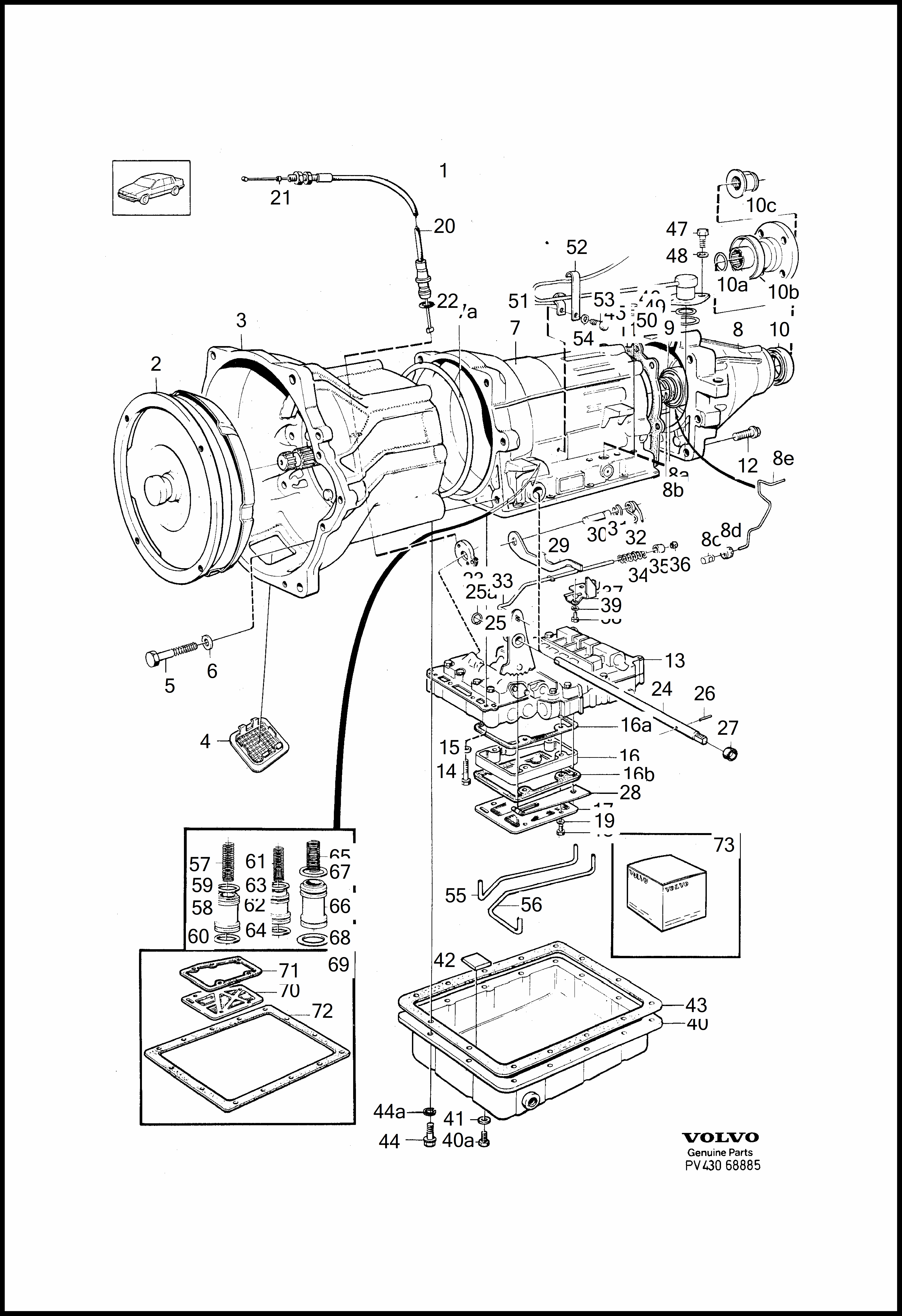 automatic gearbox のために Volvo 960 960